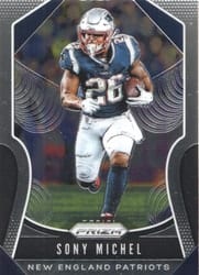 2019 Panini Prizm Base Set Sony Michel #20 card