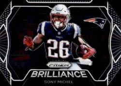 2019 Panini Prizm Brilliance Sony Michel #11 card