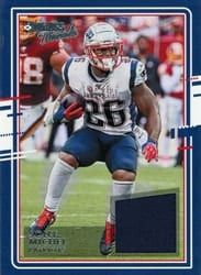 2020 Donruss Donruss Threads Sony Michel #21 card