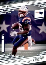 2021 Panini Prestige Base Set Sony Michel #114 card
