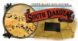 2024 Topps Allen & Ginter 50 States Mini South Dakota #50S-41 card