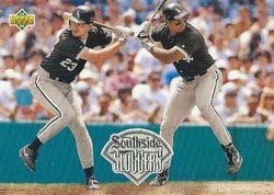 1993 Upper Deck Base Set Southside Sluggers (Frank Thomas / Robin Ventura) #51 card