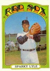 1972 Topps Base Set Sparky Lyle #259 card