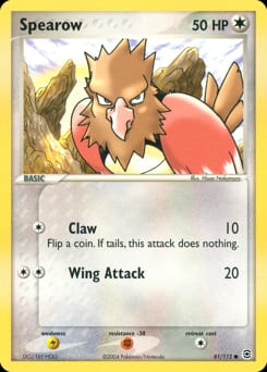 FireRed & LeafGreen Spearow #81 card