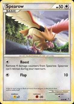 2010 HS—Unleashed Spearow #62