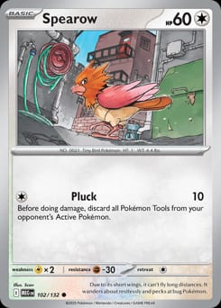 Mega Evolution Spearow #102 card