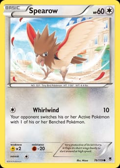 Phantom Forces Spearow #78 card