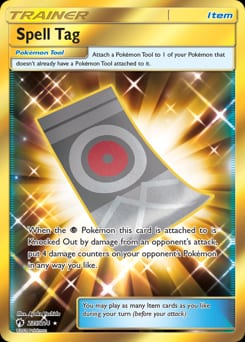 2018 Lost Thunder Spell Tag #235 card