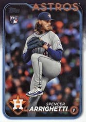 2024 Topps Update Base Set Spencer Arrighetti #US52 card