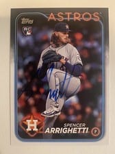 2024 Topps Update Baseball Stars Autographs Spencer Arrighetti #BSAU-SA card