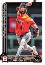 2025 Topps Base Set Spencer Arrighetti #522 card