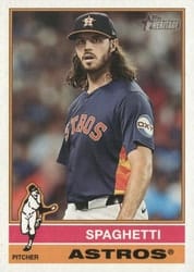 2025 Topps Heritage Base Set Spencer Arrighetti #454 card
