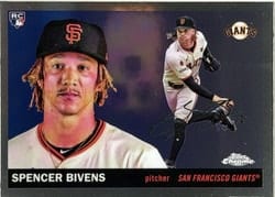 2025 Topps Chrome Platinum Base Set Spencer Bivens #301 card