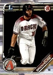 2019 Bowman Draft Base Set Spencer Brickhouse #BD-175 card