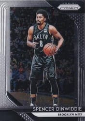 2018-19 Panini Prizm Base Set Spencer Dinwiddie #208 card