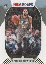 2020-21 Hoops Winter Base Set Spencer Dinwiddie #51 card