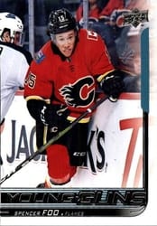 2018-19 Upper Deck Base Set Spencer Foo #470 card