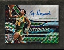 2020-21 Panini Spectra Illustrious Legends Signatures Spencer Haywood #IL-SHA card