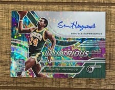 2020 Panini Spectra Illustrious Legends Signatures Spencer Haywood #IL-SHA card