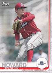 2019 Topps Pro Debut Base Set Spencer Howard #53 card