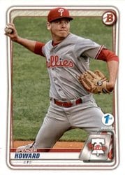 2020 Bowman 1st Edition Base Set Spencer Howard #BFE-55 card