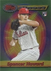 2021 Finest Flashbacks Base Set Spencer Howard #44 card