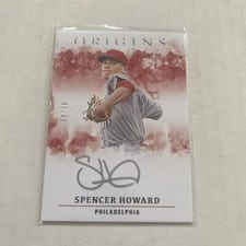 2021 Panini Chronicles Origins Autographs Silver Ink Spencer Howard #OASI-SH card