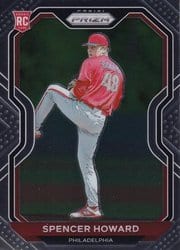 2021 Panini Prizm Base Set Spencer Howard #66 card