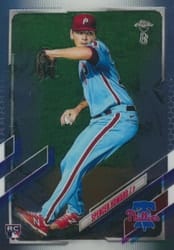 2021 Topps Chrome Ben Baller Edition Base Set Spencer Howard #114 card