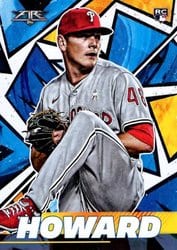 2021 Topps Fire Base Set Spencer Howard #35 card