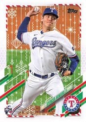 2021 Topps Holiday Base Set Spencer Howard #HW159