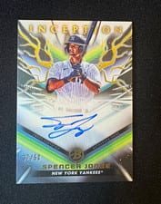 2023 Bowman Inception Autographs Spencer Jones #BPA-SJ card