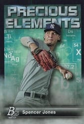 2023 Bowman Platinum Precious Elements Spencer Jones #PE-15 card