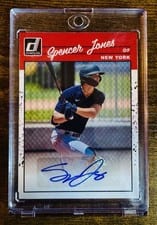 2023 Donruss Retro 1990 Signatures Spencer Jones #90S-SJ card