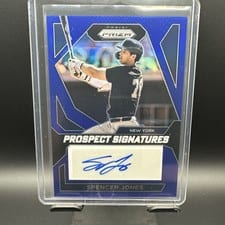 2024 Panini Prizm Prospect Signatures Spencer Jones #PS-SJ card
