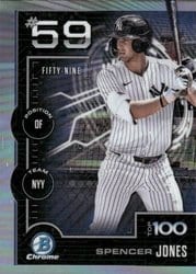 2025 Bowman Bowman Scouts Top 100 Spencer Jones #BTP-59 card