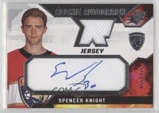 2021-22 SPx Rookie Autograph Jersey Spencer Knight #SK card