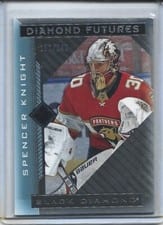 2021-22 Upper Deck Black Diamond Diamond Futures Spencer Knight #BDF-SK card