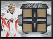 2021-22 Upper Deck The Cup Foundations Quad Jersey Spencer Knight #F-SK card