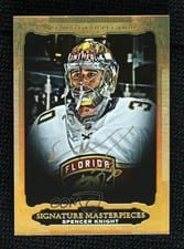 2021-22 Upper Deck Ultimate Collection Signature Masterpieces Spencer Knight #USM-SK card