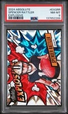 2024 Panini Absolute Explosive Spencer Rattler #EX-SRR card