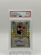 2024 Panini Mosaic Rookie Scripts Spencer Rattler #RS-SRR card