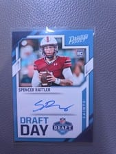 2024 Panini Prestige Draft Day Signatures Spencer Rattler #DDS-SRR card