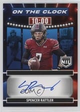 2024 Panini Prestige On the Clock Signatures Spencer Rattler #OTC-SRR card