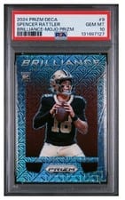 2024 Panini Prizm Deca Brilliance Spencer Rattler #9 card