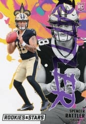 2024 Panini Rookies & Stars Rookie Exclusive Spencer Rattler #17 card