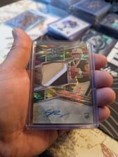 2024 Panini Spectra Rookie Patch Autographs Spencer Rattler #216 card