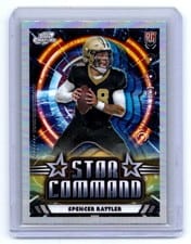 2024 Topps Chrome Cosmic Star Command Spencer Rattler #SC-19 card