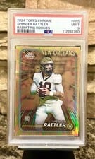 2024 Topps Chrome Radiating Rookies Spencer Rattler #RR-5 card