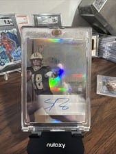2024 Topps Signature Class Rookie Class Chrome Autographs Spencer Rattler #RCV-SR card